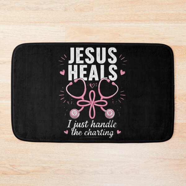 Item preview, Jesus Heals I Just Handle The Charting Nurse designed and sold by OlakunleOloroz.