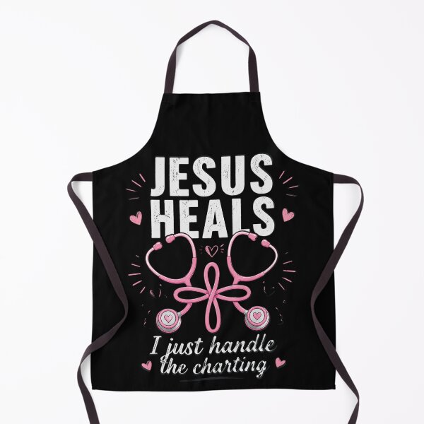 Item preview, Jesus Heals I Just Handle The Charting Nurse designed and sold by OlakunleOloroz.