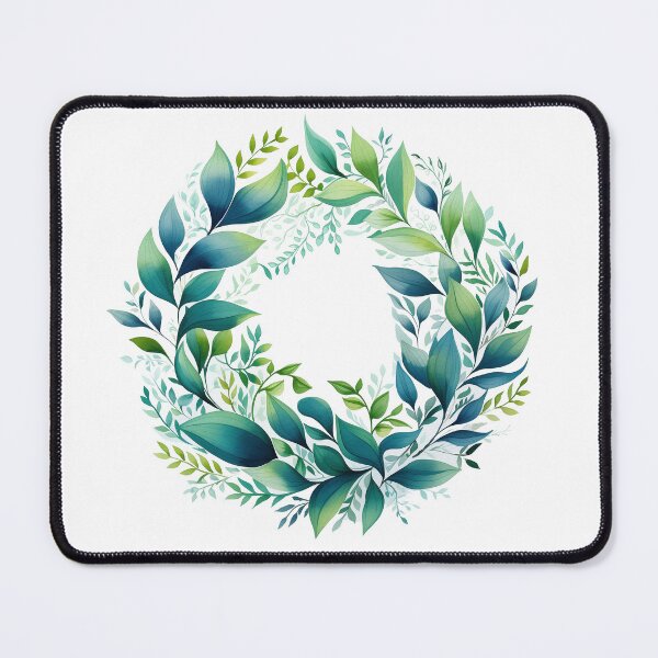 Item preview, Circular Leaf Design Watercolour Style designed and sold by *~*MagicCorner*~*.