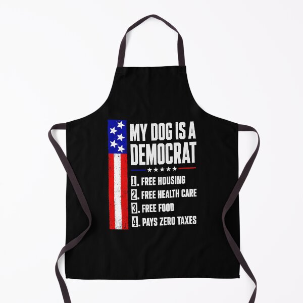 Item preview, My Dog Is A Democrat Funny Political Dog Lover Patriotic American Flag designed and sold by kienoy.