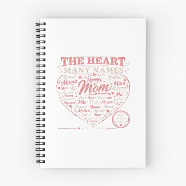 Item preview, Mom- The HEART with Many Names - Mothers Day - Mama, Mum, Mummy, Ma, Amma, Omma designed and sold by 111Infiniteone.