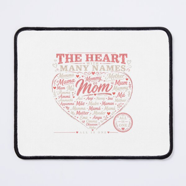 Item preview, Mom- The HEART with Many Names - Mothers Day - Mama, Mum, Mummy, Ma, Amma, Omma designed and sold by 111Infiniteone.