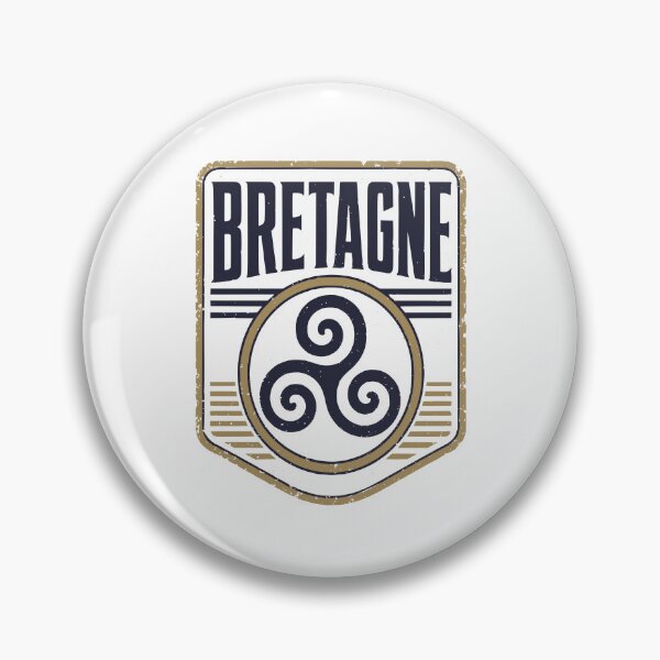 Item preview, Bretagne Triskelion Celtic Symbol Vintage Design designed and sold by AntiqueImages.
