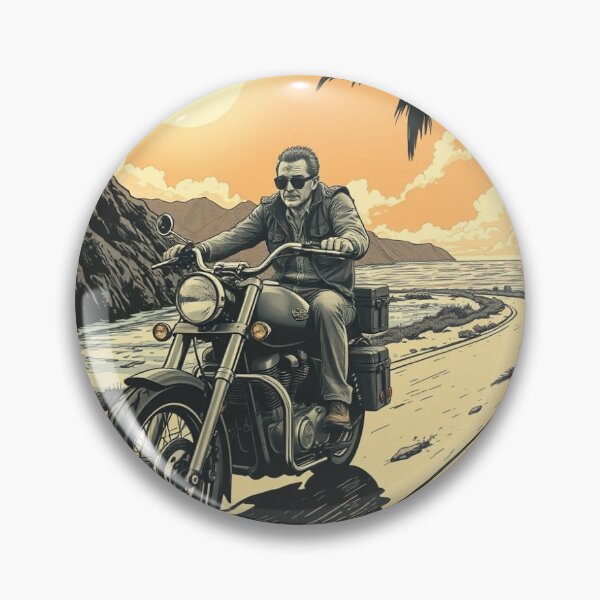 Item preview, Coastal Freedom Ride in Peter Max Sunset Vibes designed and sold by FotoworldEdel.