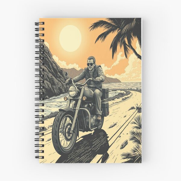 Item preview, Coastal Freedom Ride in Peter Max Sunset Vibes designed and sold by FotoworldEdel.