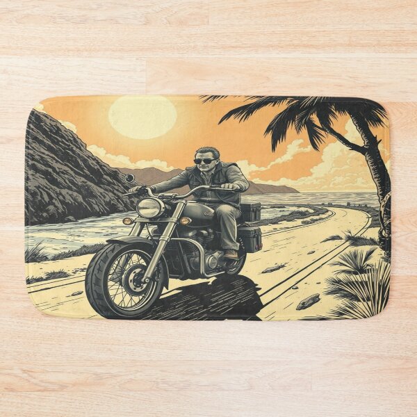 Item preview, Coastal Freedom Ride in Peter Max Sunset Vibes designed and sold by FotoworldEdel.
