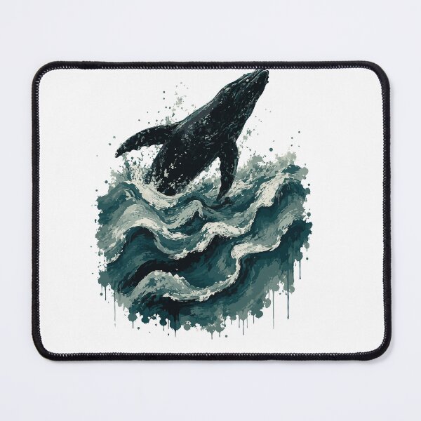Item preview, Whale art painting designed and sold by BRROOLY.