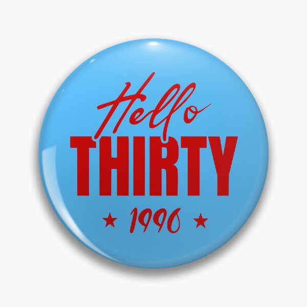 Item preview, Hello Thirty, Born In 1996 30th Birthday Gift. A perfect gift to celebrate your thirtieth birthday with style. Red text version designed and sold by illeN-Art-World.
