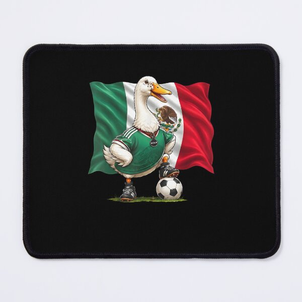 Item preview, Merlin The Duck Mexico Soccer Fan Funny Goose Mexican Flag Football designed and sold by kienoy.