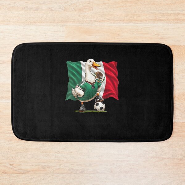 Item preview, Merlin The Duck Mexico Soccer Fan Funny Goose Mexican Flag Football designed and sold by kienoy.