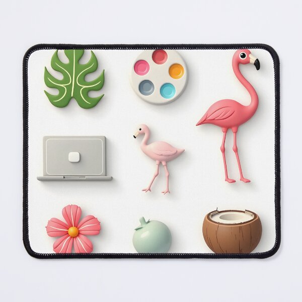 Item preview, Tropical Summer Vibe 3D Elements designed and sold by Luna-Flow.