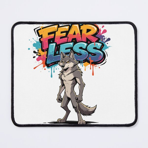 Item preview, Fearless Wolf Bold Graphic designed and sold by LINSSEX Style • Urban & Sport Streetwear.