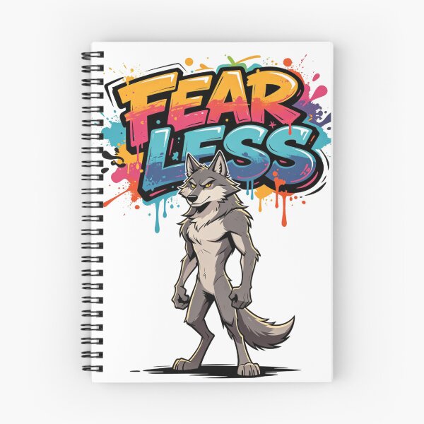 Item preview, Fearless Wolf Bold Graphic designed and sold by LINSSEX Style • Urban & Sport Streetwear.