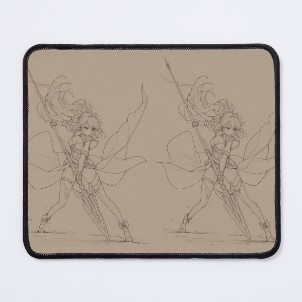 Item preview, Art - Fantasy Warrior Manga Style, Pencil Sketch Concept Art designed and sold by AnimeShin.