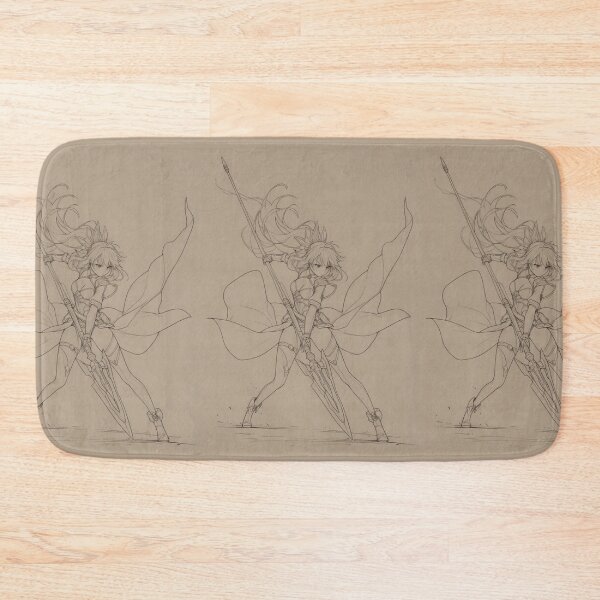 Item preview, Art - Fantasy Warrior Manga Style, Pencil Sketch Concept Art designed and sold by AnimeShin.