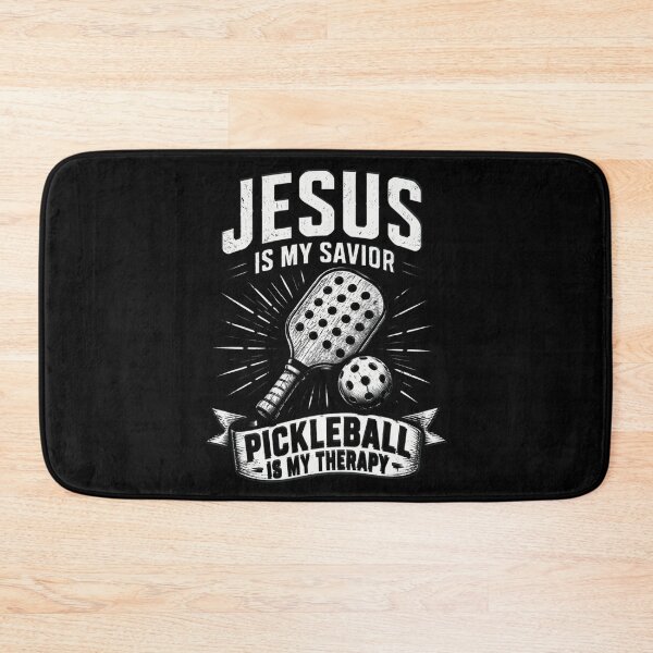 Item preview, Jesus is My Savior Pickleball is My Therapy Christian designed and sold by OlakunleOloroz.