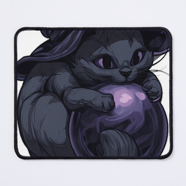 Item preview, Psychic Black Cat Crystal designed and sold by IllumeInk.