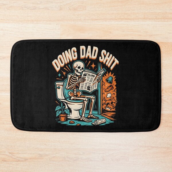 Item preview, Doing Dad Shit Skeleton Toilet Dad Meme designed and sold by Redgiant87x.