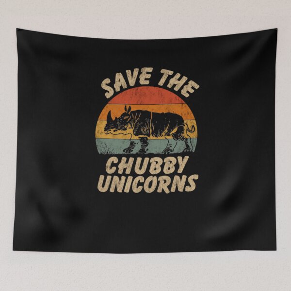 Item preview, Save The Chubby Unicorns Rhinoceros Conservation Funny Animal Lover designed and sold by JonesFlora2025.