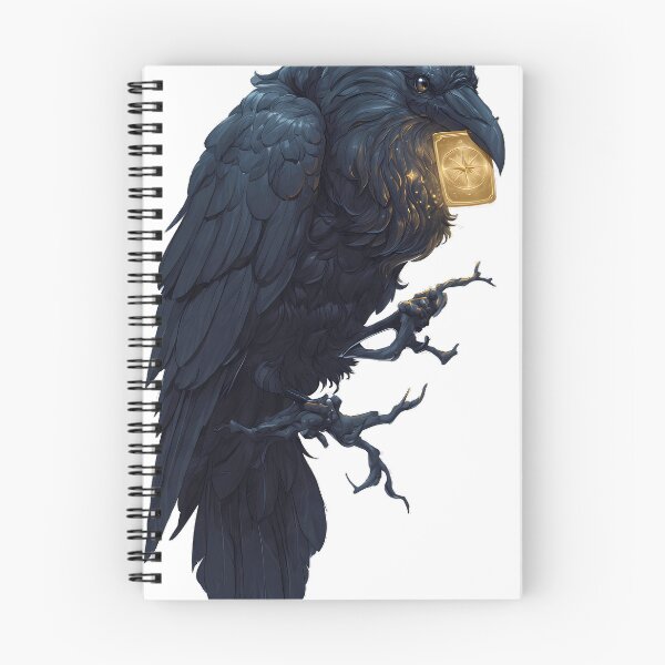 Item preview, Tarot Reader Raven Card designed and sold by IllumeInk.
