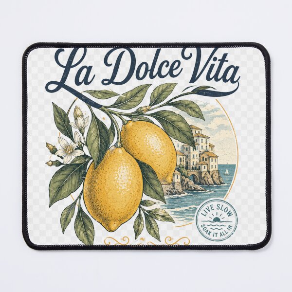 Item preview, La Dolce Vita Vintage Italian Summer - Retro Lemon Amalfi Coast Poster designed and sold by NinaVibeStudio.