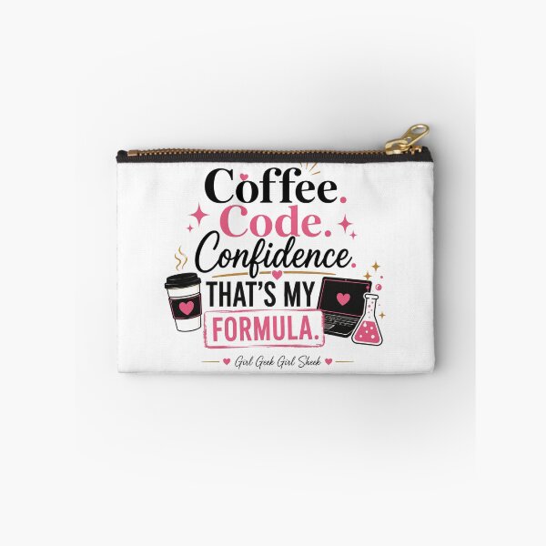 Item preview, Coffee Code Confidence That’s My Formula Girl Geek Design designed and sold by Girl Geek Girl Sheek.
