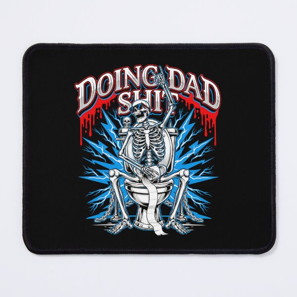 Item preview, Doing Dad Shit Skeleton Toilet Funny Busy Dad Joke designed and sold by Redgiant87x.