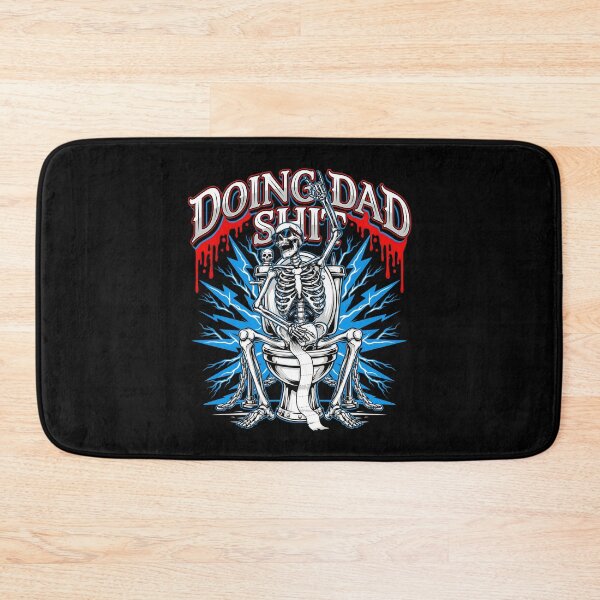 Item preview, Doing Dad Shit Skeleton Toilet Funny Busy Dad Joke designed and sold by Redgiant87x.