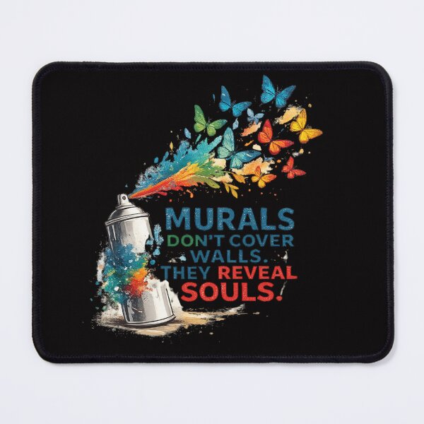 Item preview, Murals Don't Cover Walls, They Reveal Souls – Inspirational Street Art Design designed and sold by Tadeusz1.