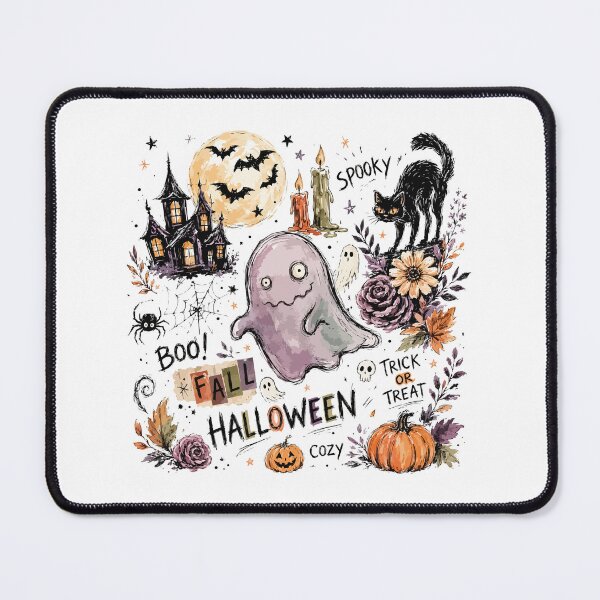 Item preview, Spooky Halloween Ghost Pumpkin Night designed and sold by StormbornAther.