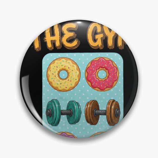 Item preview, Funny Gym Built In The Gym Donuts Workout Quote Fitness Gift designed and sold by Digistore1221.