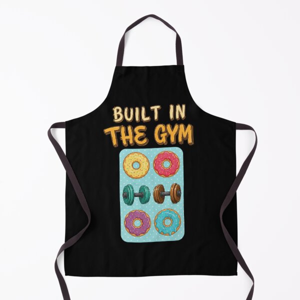 Item preview, Funny Gym Built In The Gym Donuts Workout Quote Fitness Gift designed and sold by Digistore1221.