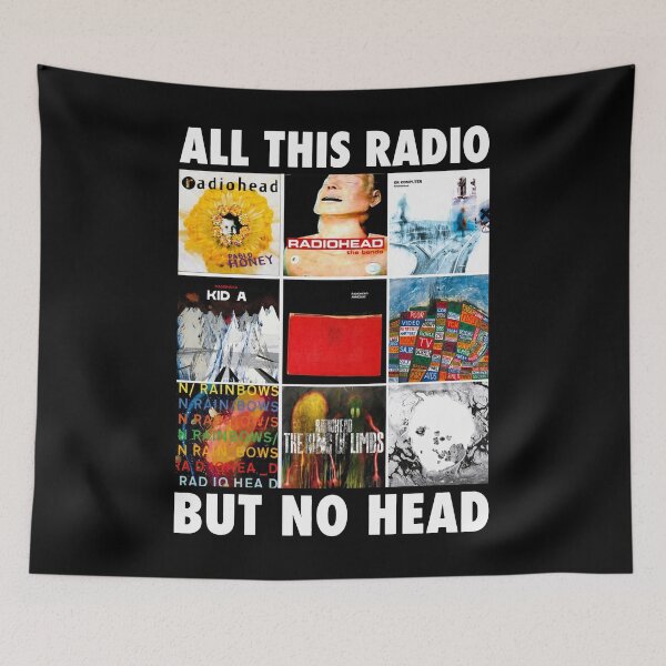 Item preview, All This Radio But No Head - Radiohead Band designed and sold by AnnieAmalu.