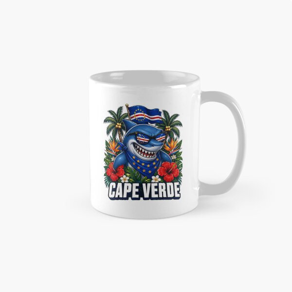 Item preview, Cape Verde Flag Shark Cape Verdean Roots Cabo Verde Tropical Summer designed and sold by kienoy.
