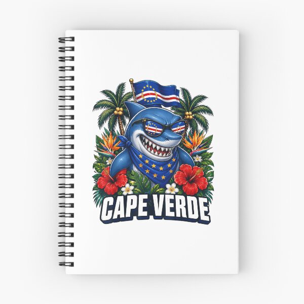 Item preview, Cape Verde Flag Shark Cape Verdean Roots Cabo Verde Tropical Summer designed and sold by kienoy.