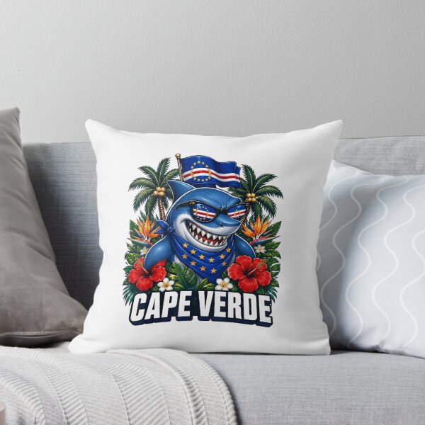 Item preview, Cape Verde Flag Shark Cape Verdean Roots Cabo Verde Tropical Summer designed and sold by kienoy.