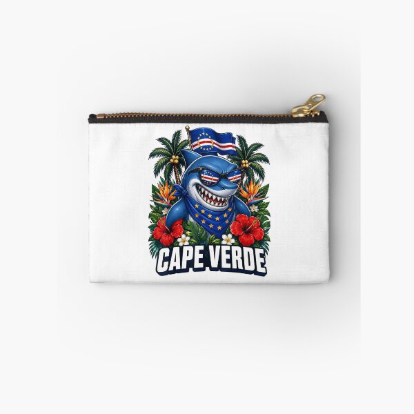 Artikelvorschau, Kapverdische Flagge, Hai, Kapverdische Wurzeln, Kapverdischer tropischer Sommer entworfen und verkauft von kienoy.