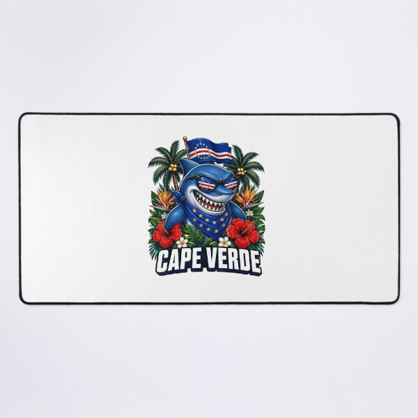 Item preview, Cape Verde Flag Shark Cape Verdean Roots Cabo Verde Tropical Summer designed and sold by kienoy.