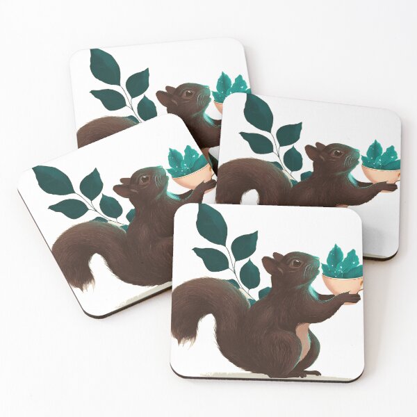 Item preview, Tea Reader Squirrel Cup designed and sold by IllumeInk.