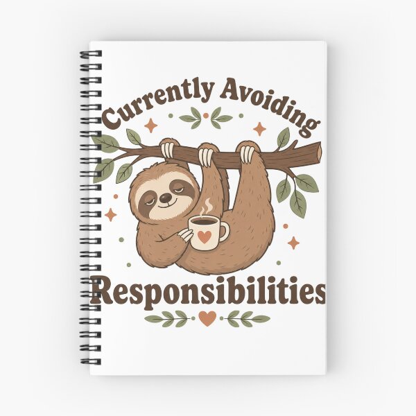 Item preview, Currently Avoiding Responsibilities | Funny Procrastination Shirt designed and sold by rushaib.