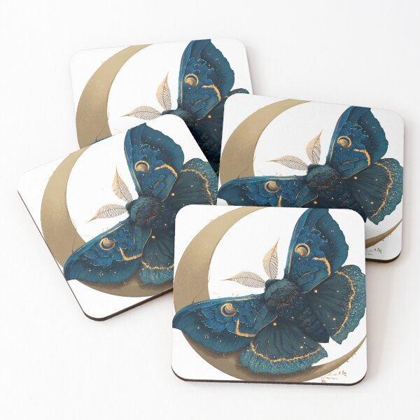 Item preview, Celestial Moth Crescent designed and sold by IllumeInk.