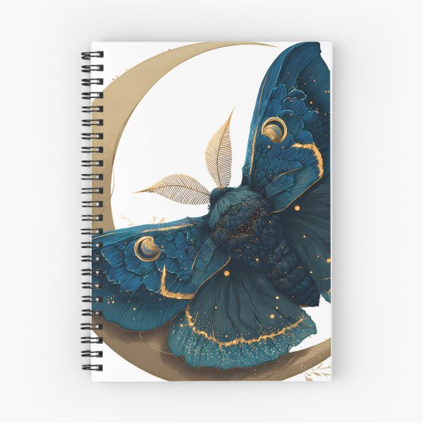 Item preview, Celestial Moth Crescent designed and sold by IllumeInk.
