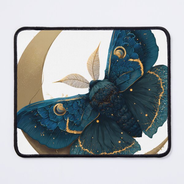 Item preview, Celestial Moth Crescent designed and sold by IllumeInk.