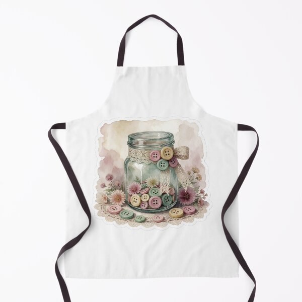 Item preview, Button Jar Sewing Room Illustration designed and sold by AillustriaAK.