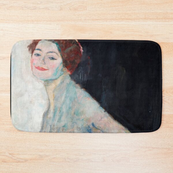 Item preview, Smiling Auburn Haired Woman Portrait designed and sold by artofuniverse.