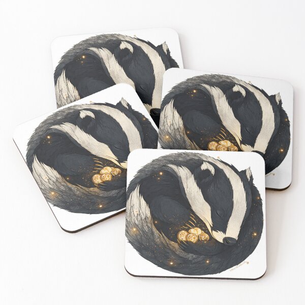 Item preview, Rune Caster Badger Stone designed and sold by IllumeInk.
