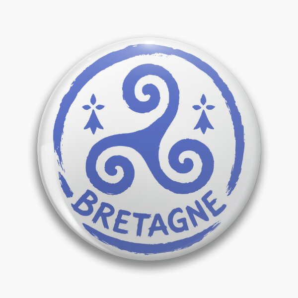 Item preview, Bretagne Triskelion Breton Celtic Symbol France designed and sold by AntiqueImages.