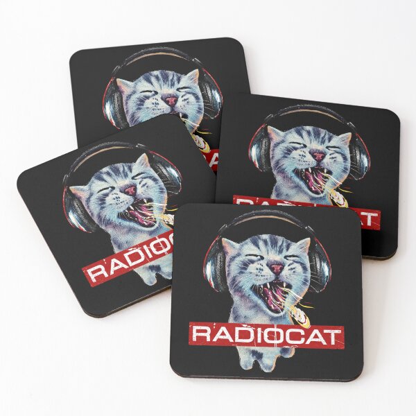 Item preview, Radiocat - Radiohead Parody Cat - Radiohead Band designed and sold by AnnieAmalu.