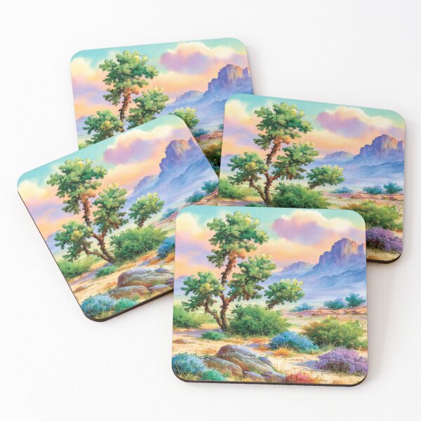 Item preview, Southwestern Watercolor Desert Landscape designed and sold by MargaretWiktor.