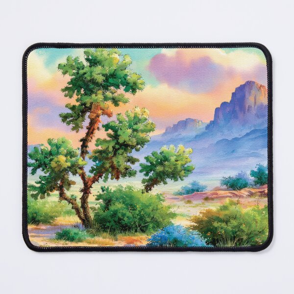 Item preview, Southwestern Watercolor Desert Landscape designed and sold by MargaretWiktor.